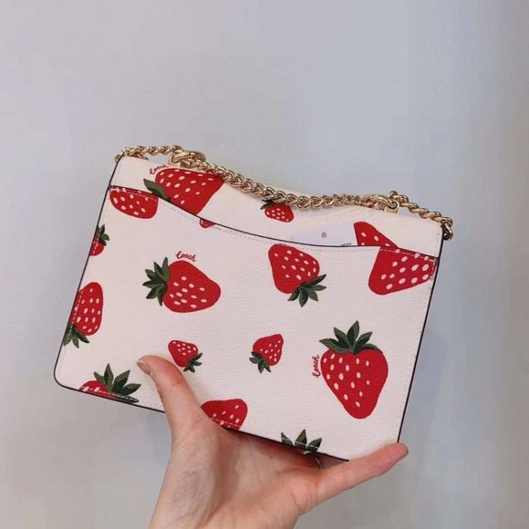 coach Klare Crossbody With Wild Strawberry Print CH333 - Picture 3 of 6